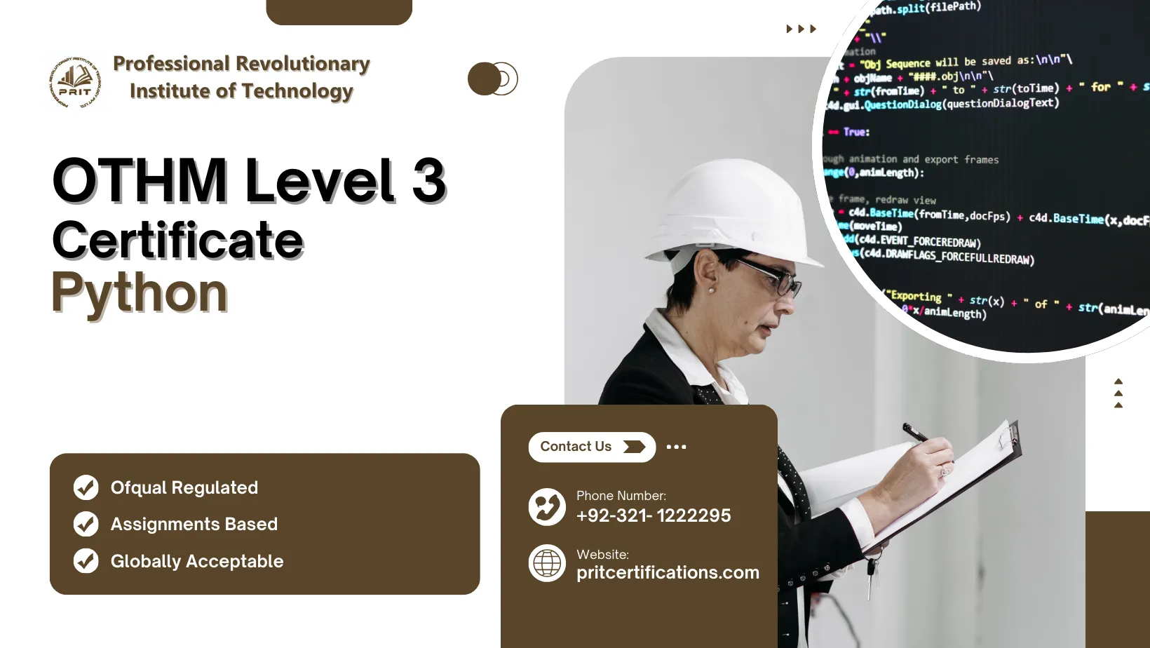 OTHM Level 3 Certificate in Python