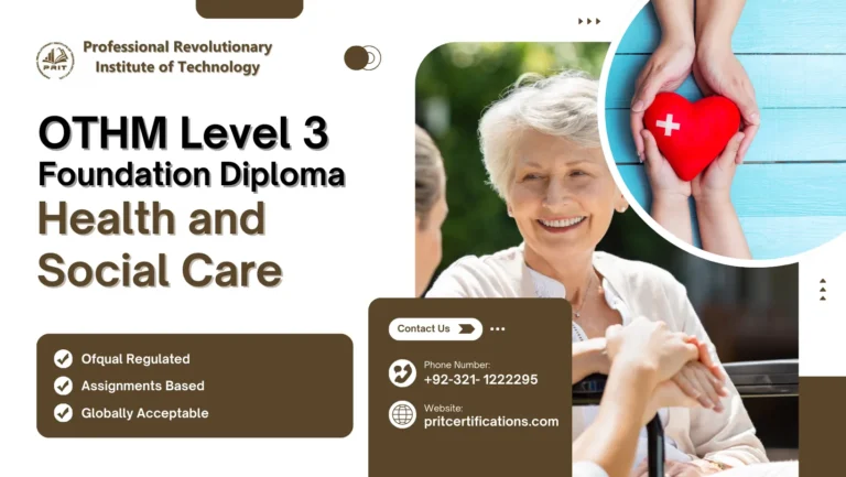 OTHM Level 3 Foundation Diploma in Health and Social Care