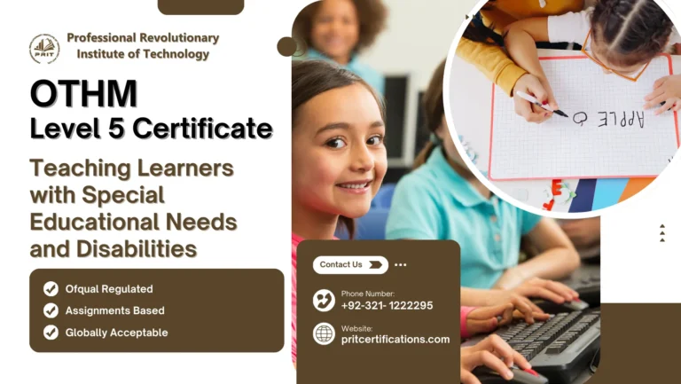 OTHM Level 5 Certificate in Teaching Learners with Special Educational Needs and Disabilities