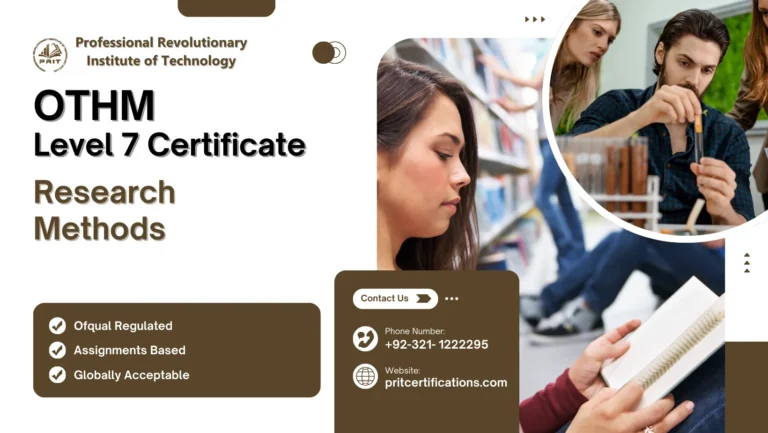 OTHM Level 7 Certificate in Research Methods