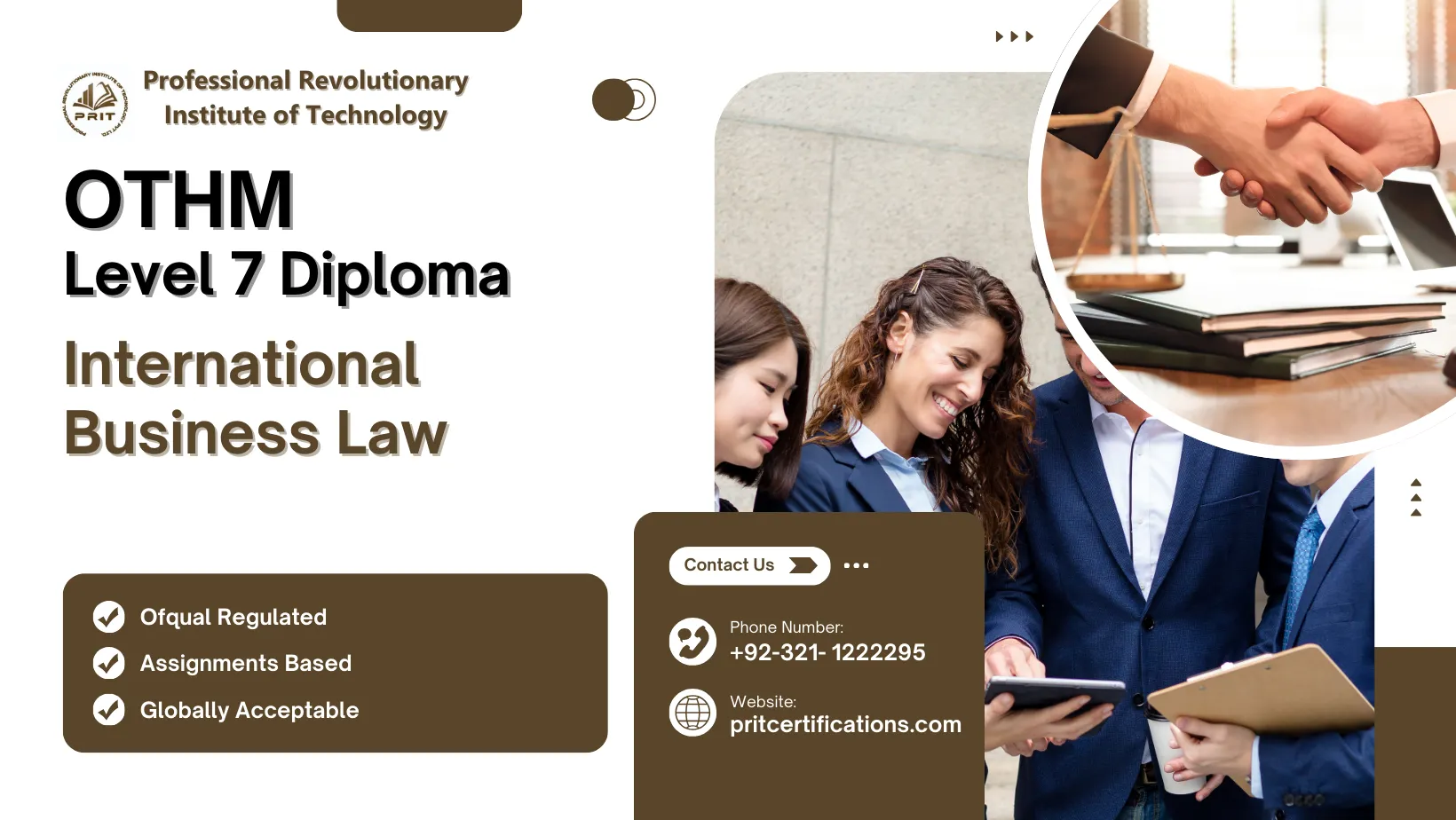 OTHM Level 7 Diploma in International Business Law