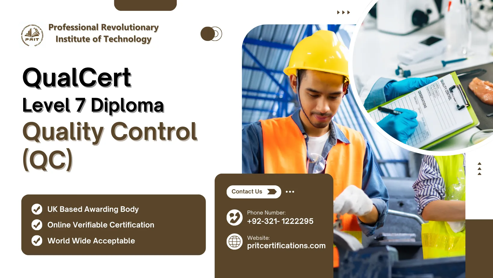 QualCert Level 7 Diploma in Quality Control (QC)