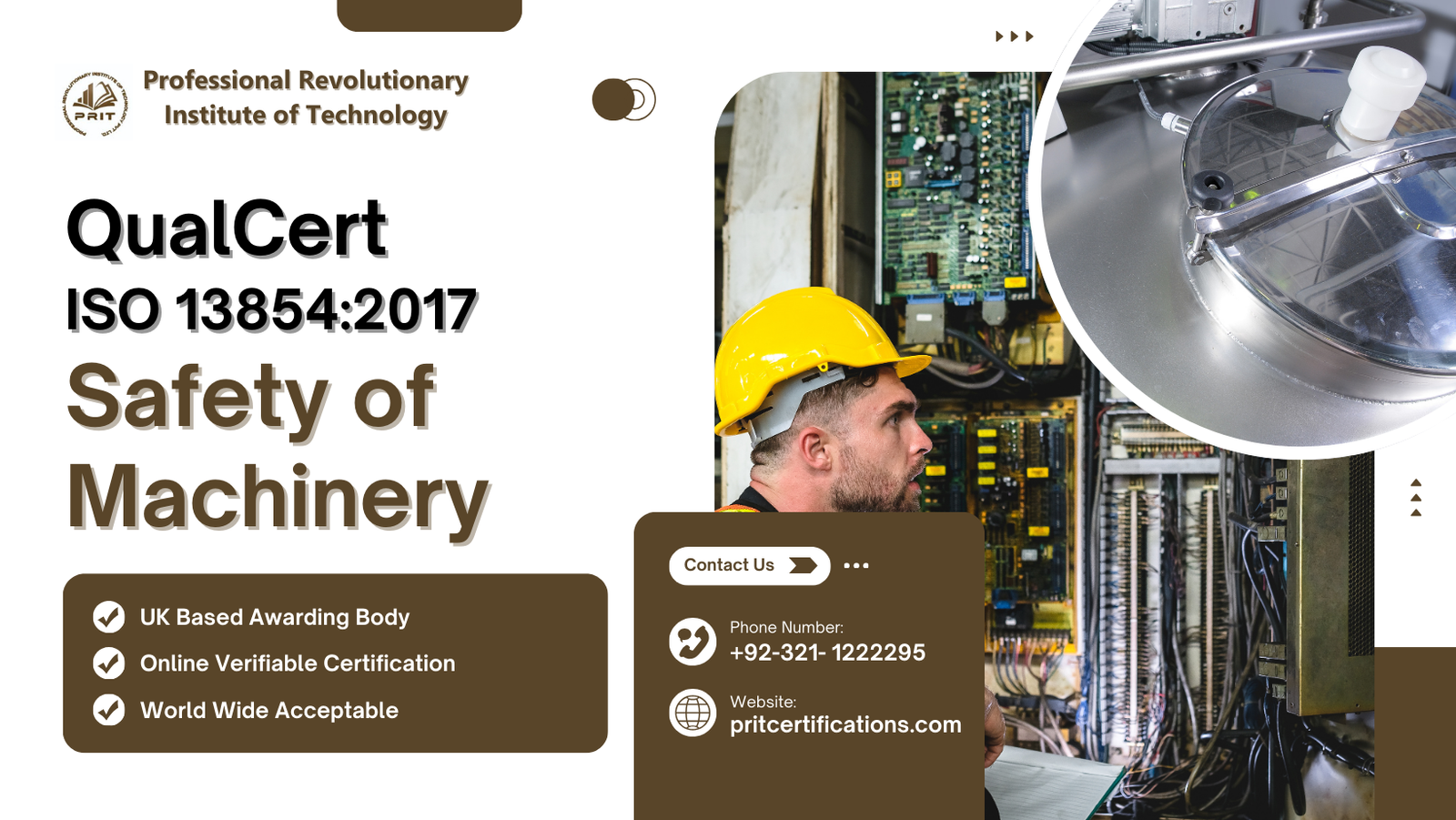 QualCert ISO 13854:2017 Safety of Machinery