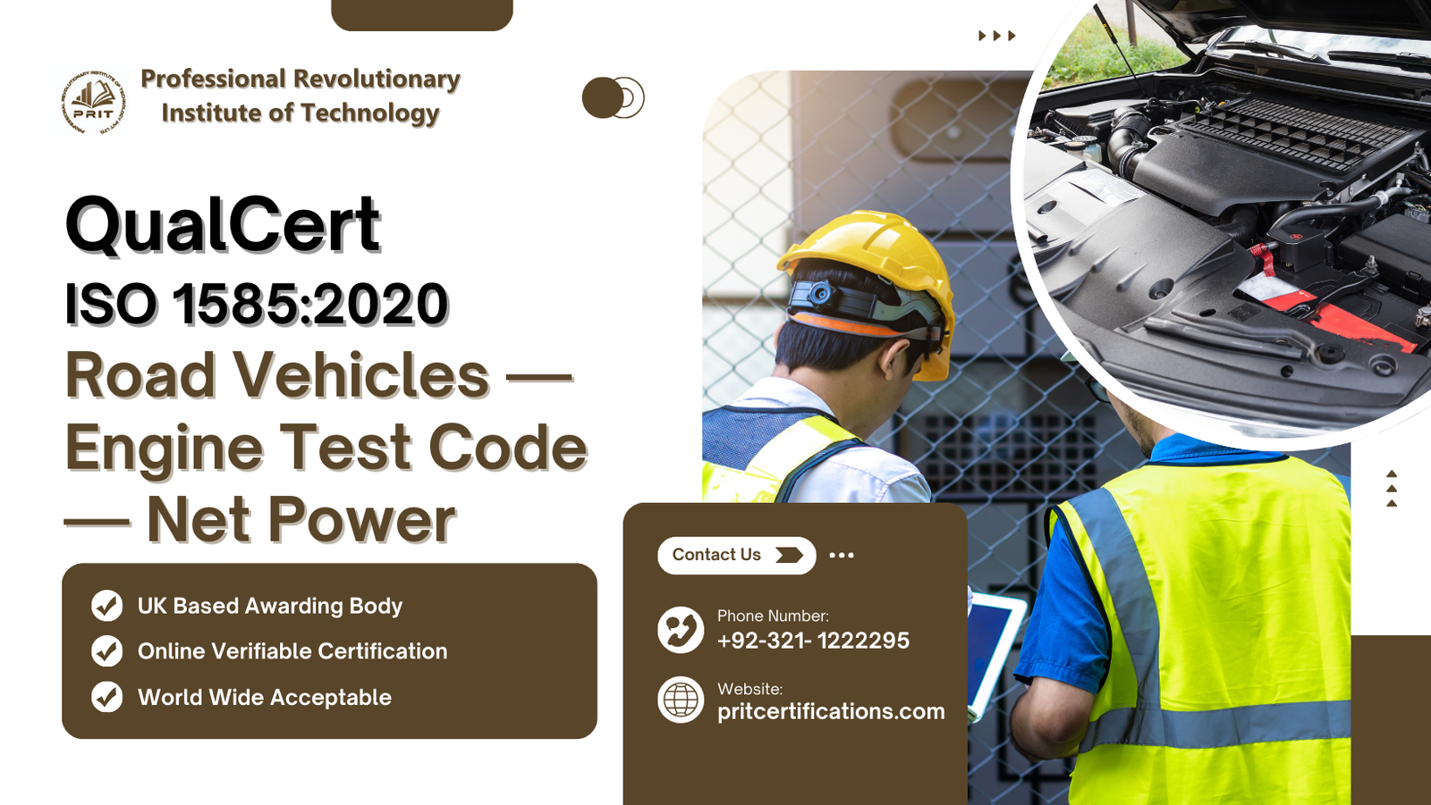 QualCert ISO 1585:2020 Road Vehicles — Engine Test Code — Net Power ...