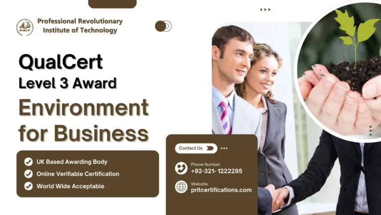 QualCert Level 3 Award in Environment for Business