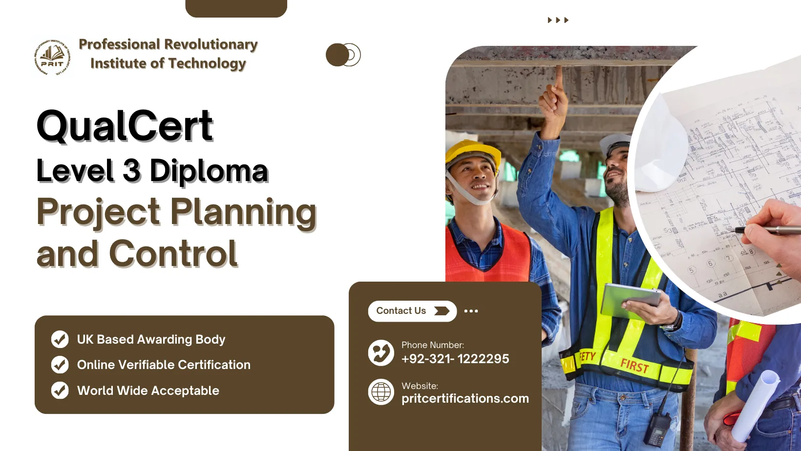 QualCert Level 3 Diploma in Project Planning and Control