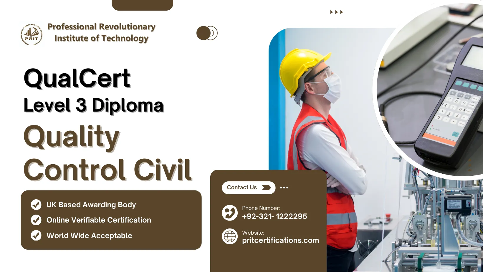 QualCert Level 3 Diploma in Quality Control (QC) Civil