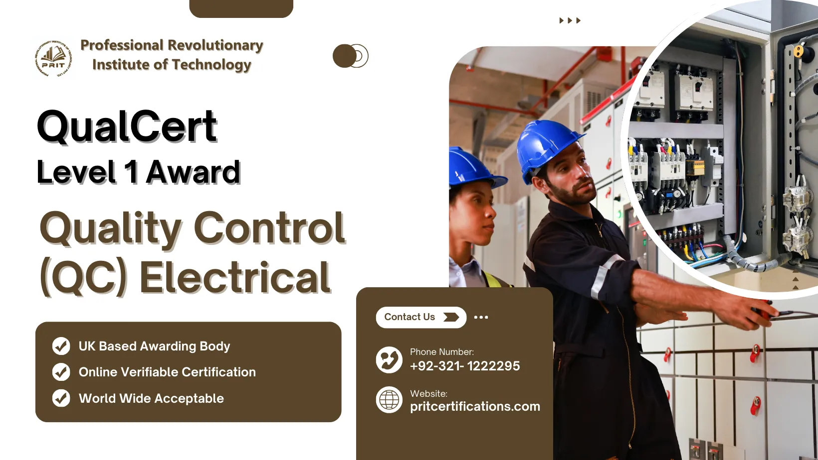 QualCert Level 1 Award in Quality Control (QC) Electrical