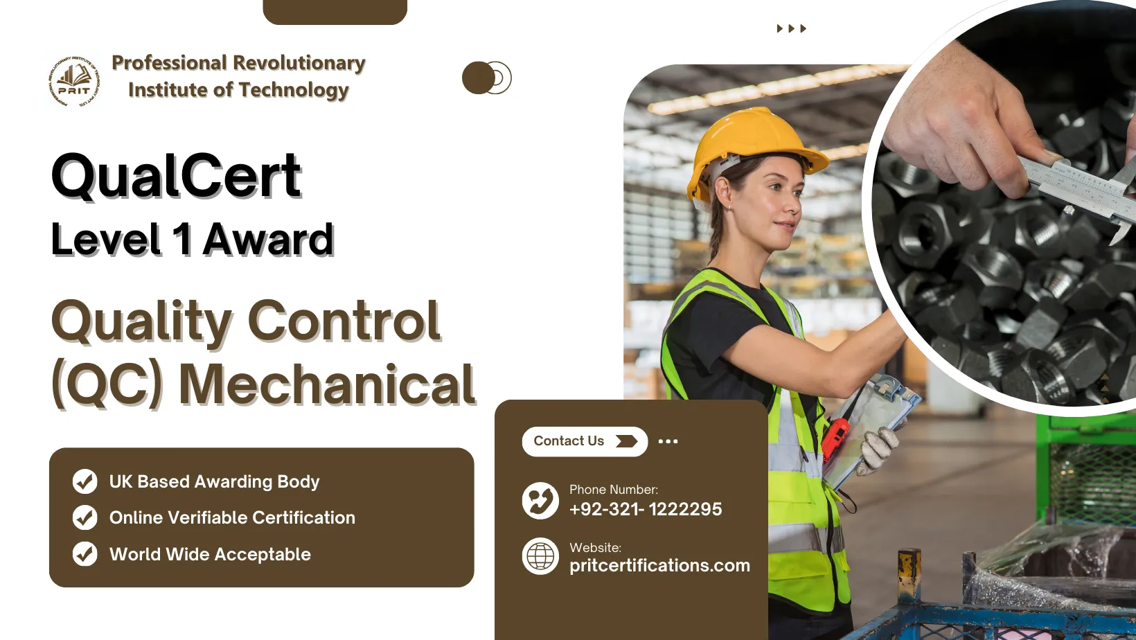 QualCert Level 1 Award in Quality Control ( QC ) Mechanical