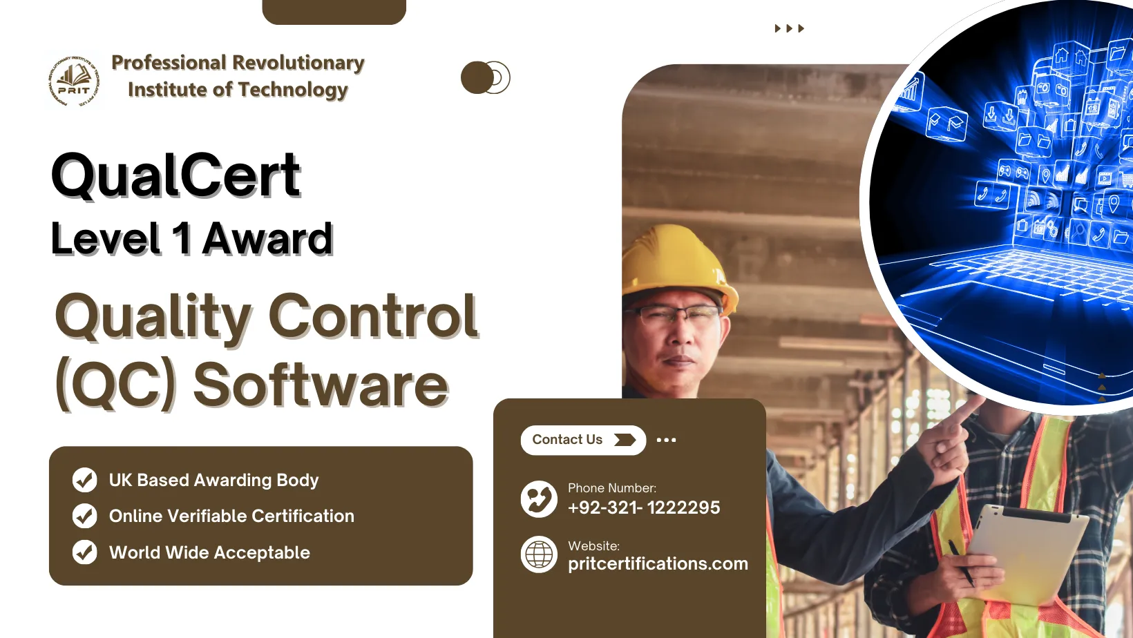 QualCert Level 1 Award in Quality Control (QC) Software