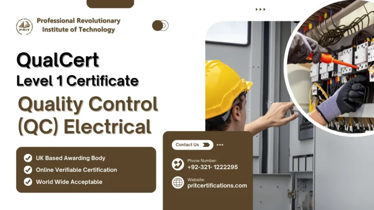 QualCert Level 1 Certificate in Quality Control (QC) Electrical