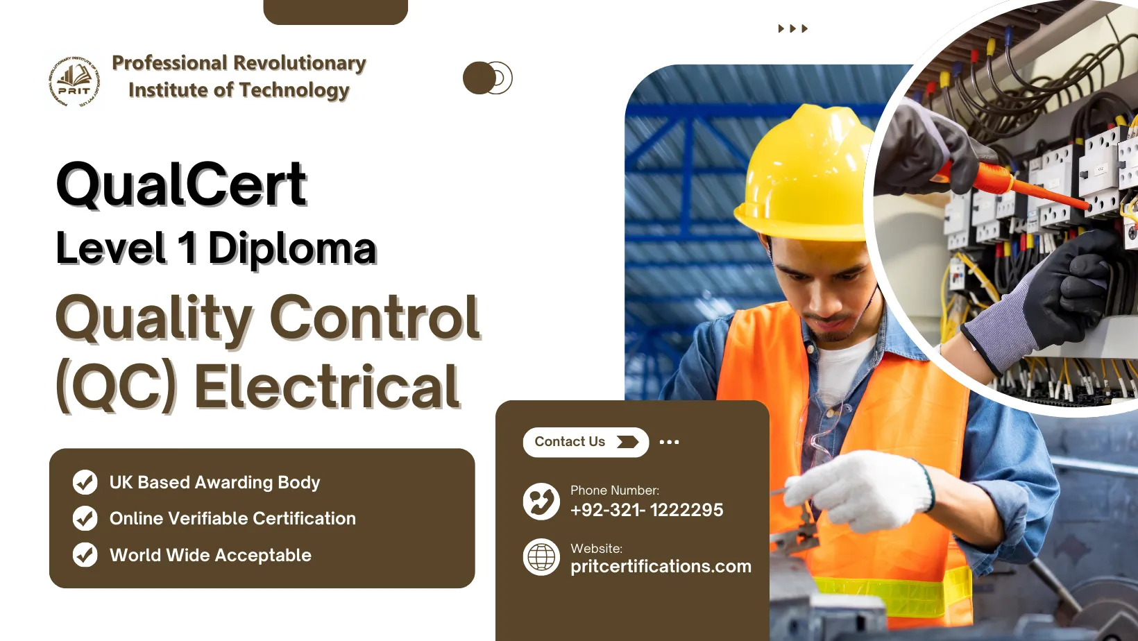 QualCert Level 1 Diploma in Quality Control (QC) Electrical