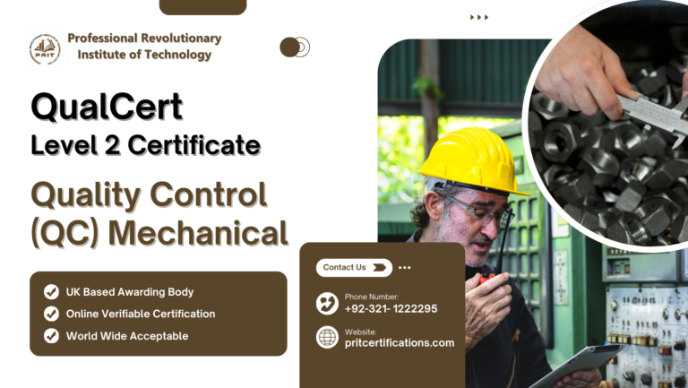 QualCert Level 2 Certificate in Quality Control ( QC ) Mechanical