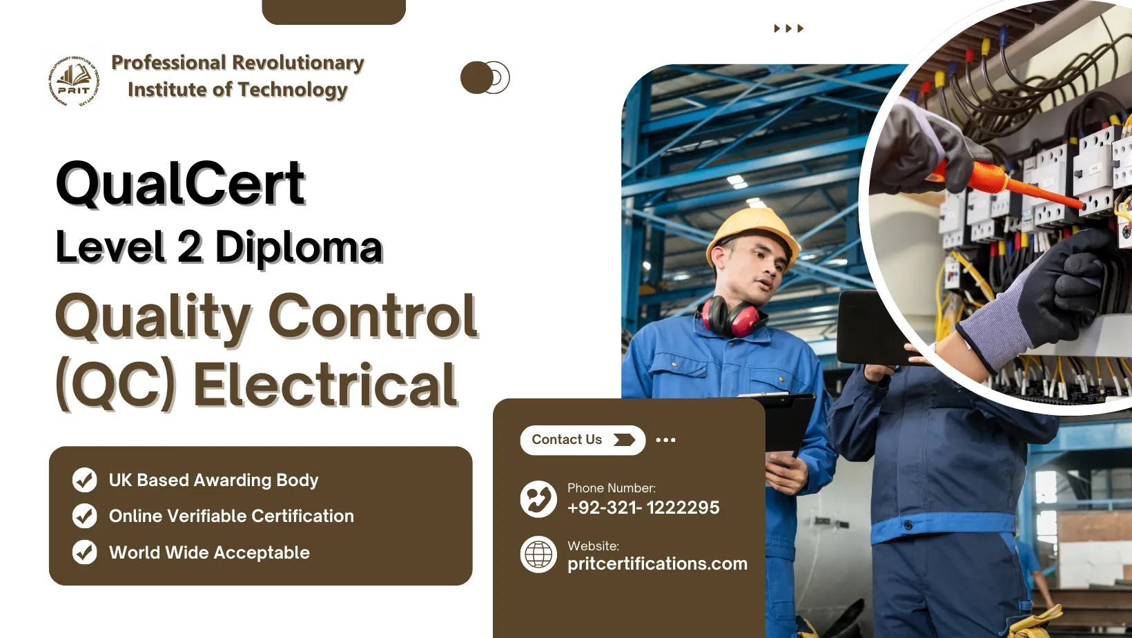 QualCert Level 2 Diploma in Quality Control (QC) Electrical