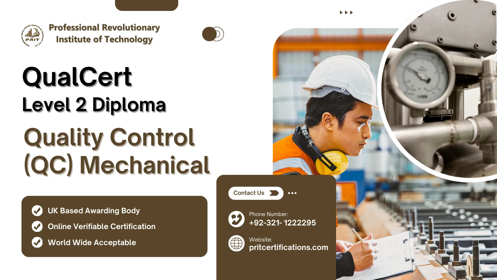 QualCert Level 2 Diploma in Quality Control ( QC ) Mechanical