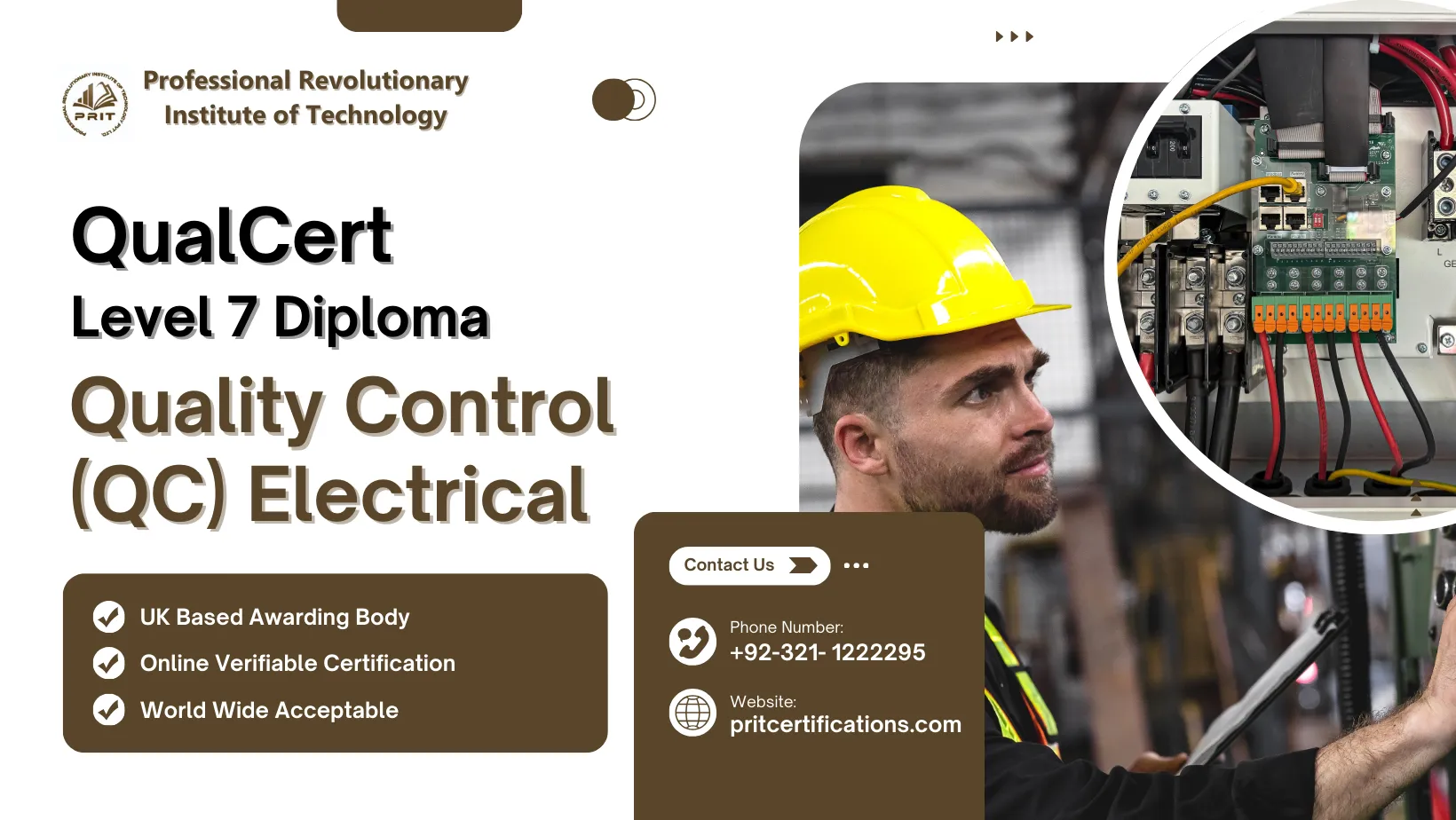 QualCert Level 7 Diploma in Quality Control (QC) Electrical 