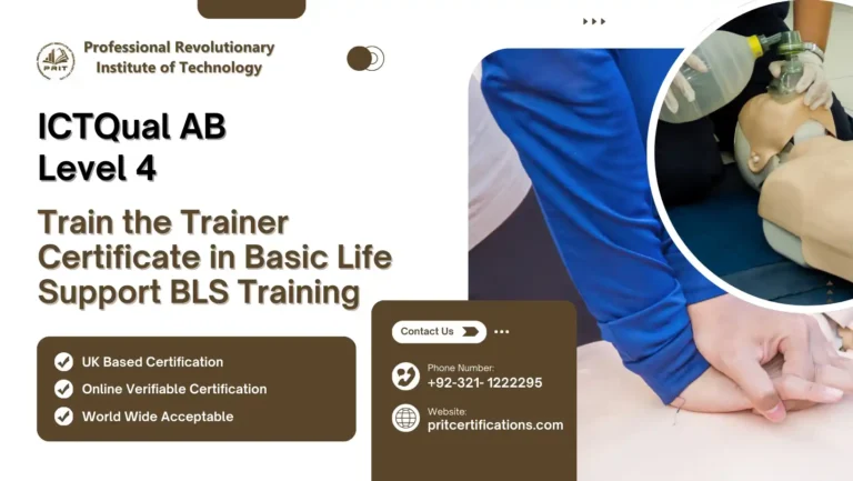 ICTQual AB Level 4 Train the Trainer Certificate in Basic Life Support BLS Training