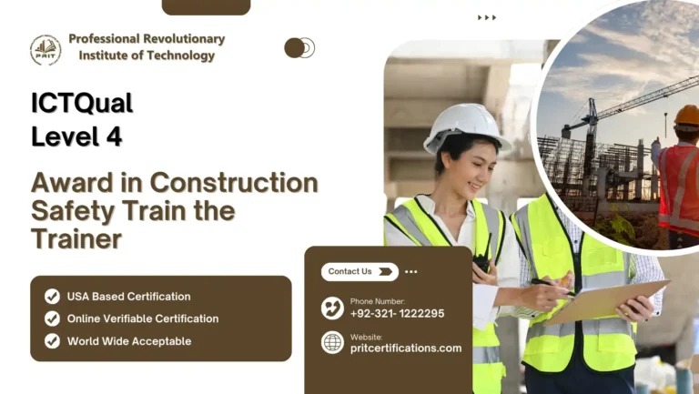 ICTQual Level 4 Award in Construction Safety Train the Trainer