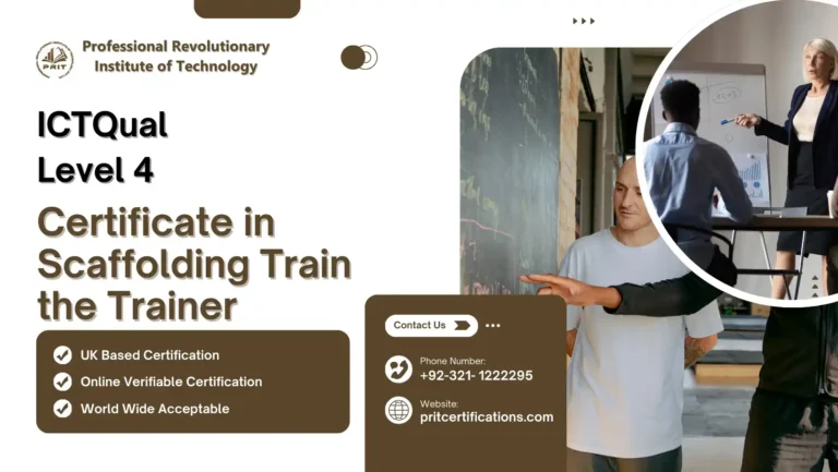 ICTQual Level 4 Certificate in Scaffolding Train the Trainer