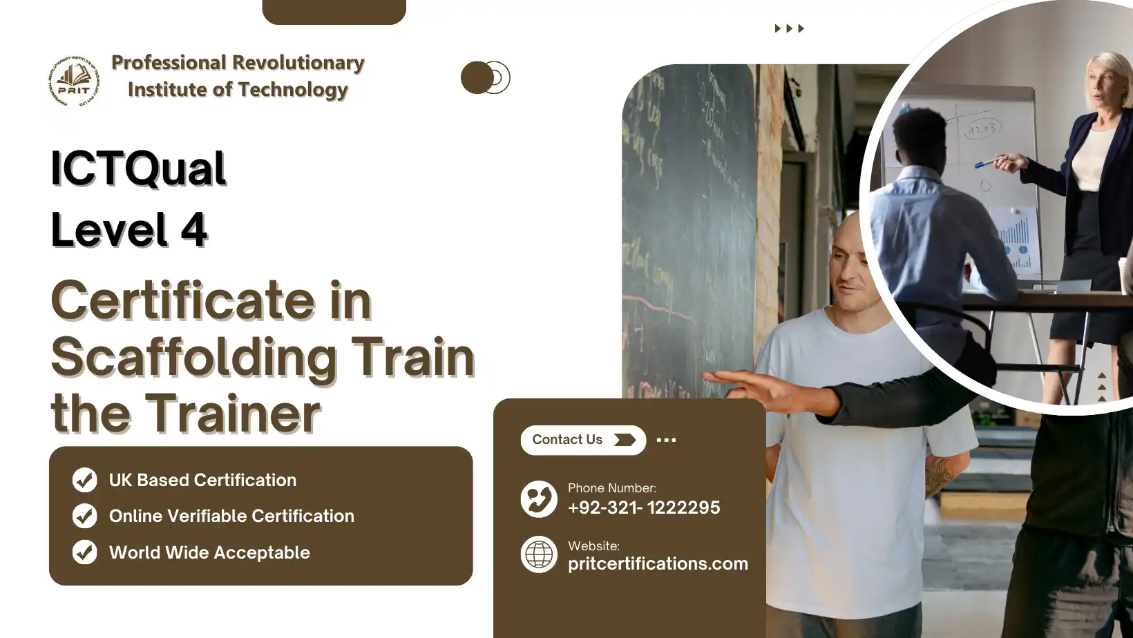 ICTQual Level 4 Certificate in Scaffolding Train the Trainer