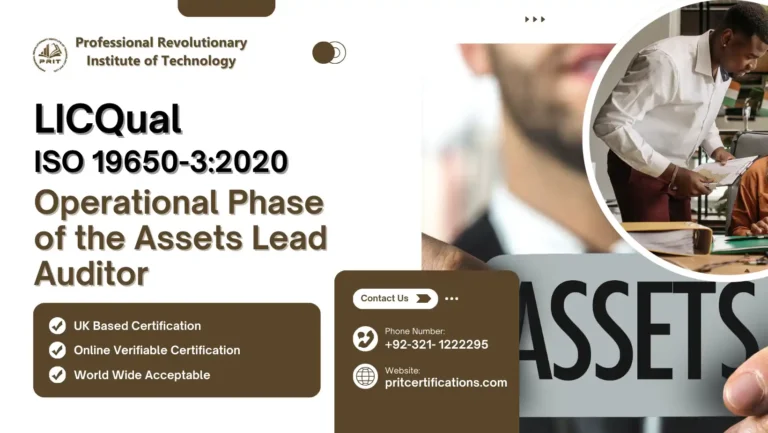 LICQual ISO 19650-3:2020 – Operational Phase of the Assets Lead Auditor