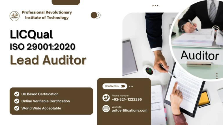 LICQual ISO 29001:2020 Lead Auditor