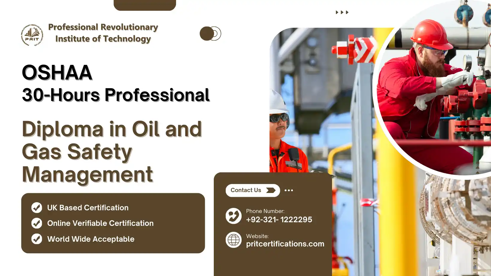 OSHAA 30-Hours Professional Diploma in Oil and Gas Safety Management