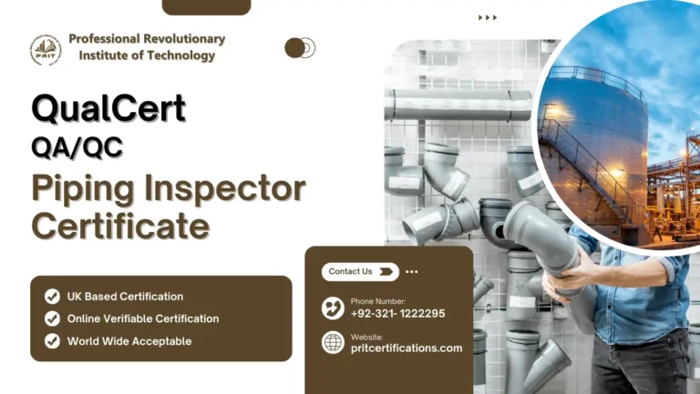  QualCert QA/QC Piping Inspector Certificate