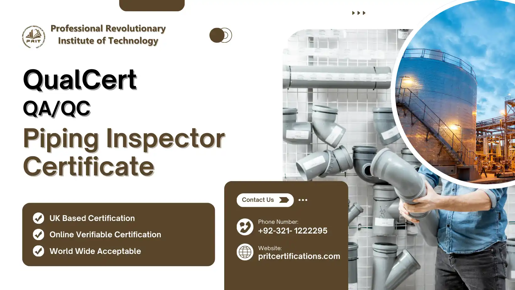  QualCert QA/QC Piping Inspector Certificate