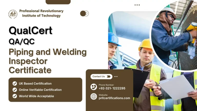 QualCert QA/QC Piping and Welding Inspector Certificate