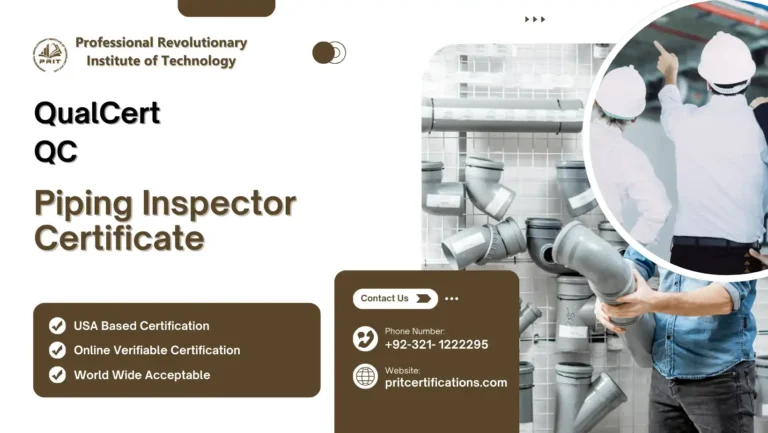QualCert QC Piping Inspector Certificate