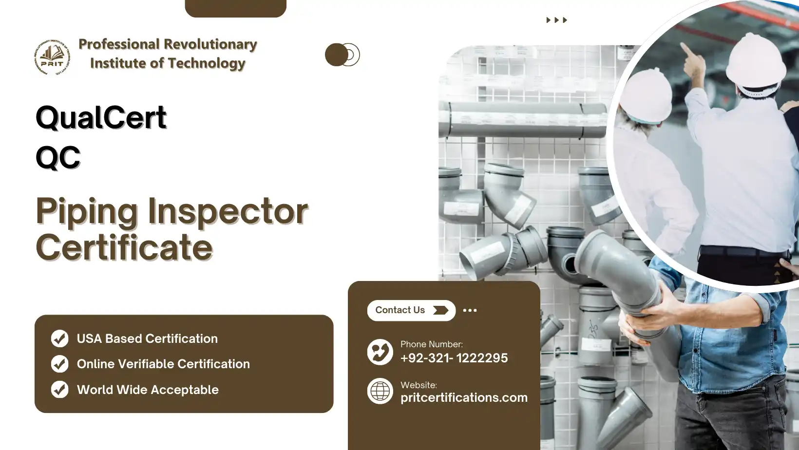 QualCert QC Piping Inspector Certificate
