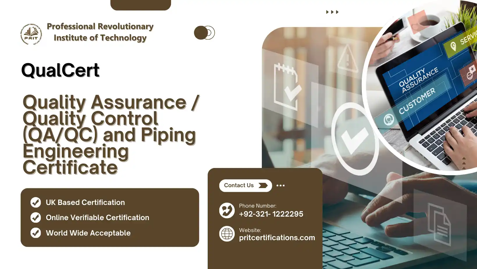 QualCert Quality Assurance / Quality Control (QA/QC) and Piping Engineering Certificate
