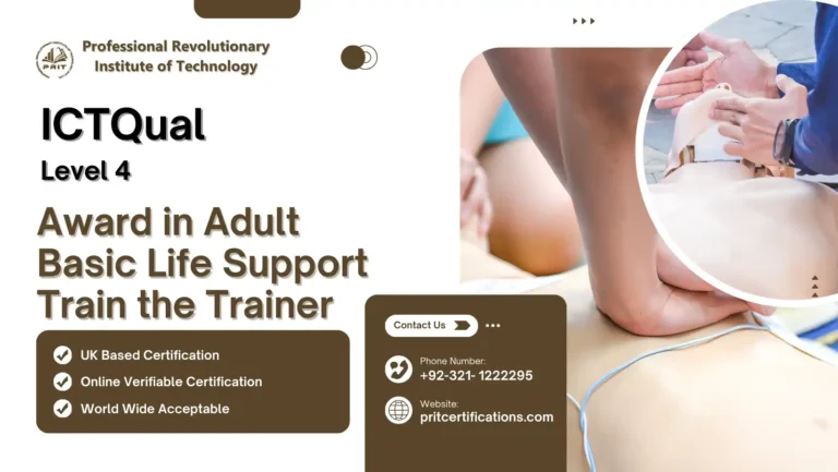 ICTQual Level 4 Award in Adult Basic Life Support Train the Trainer