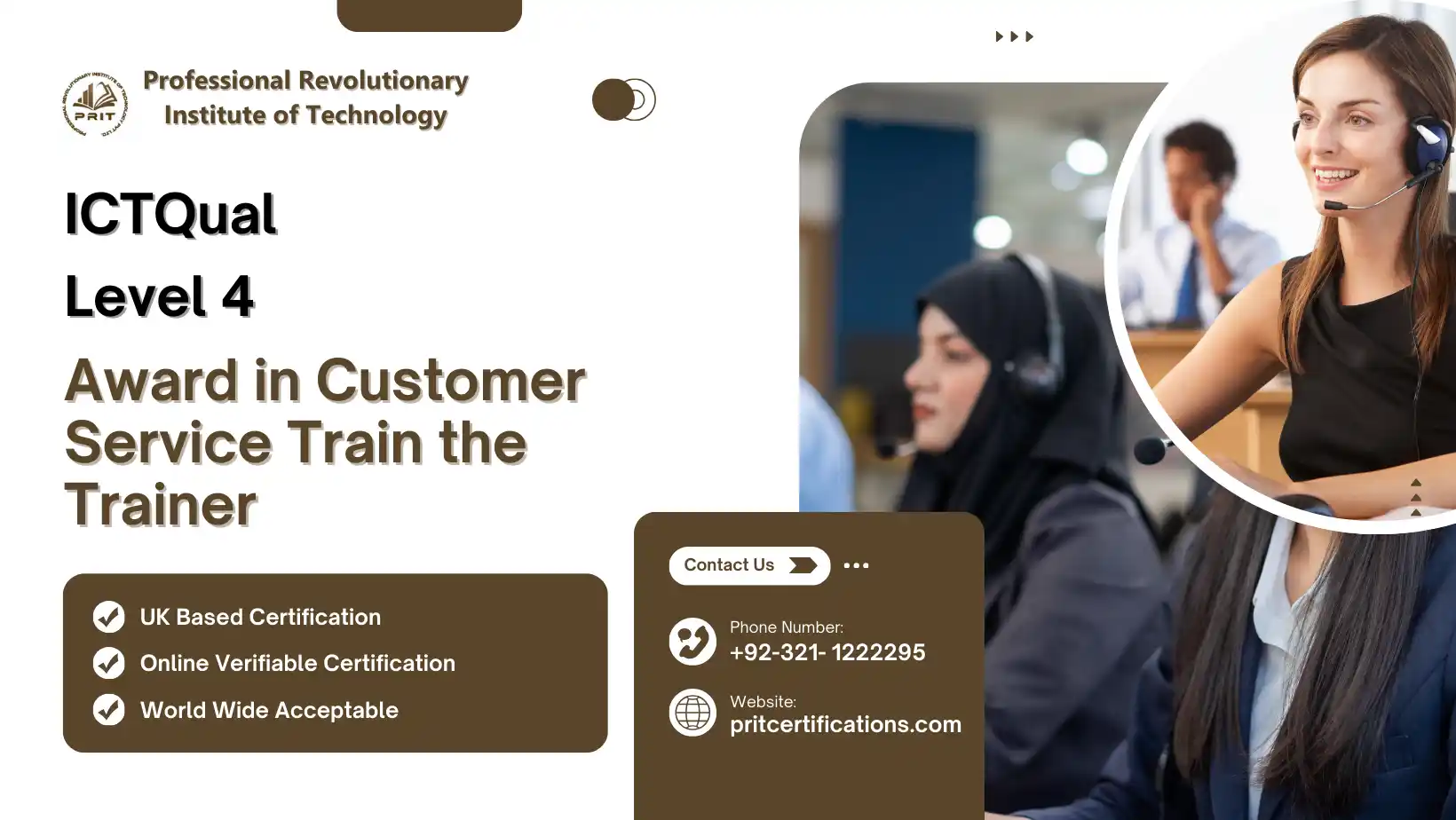 ICTQual Level 4 Award in Customer Service Train the Trainer