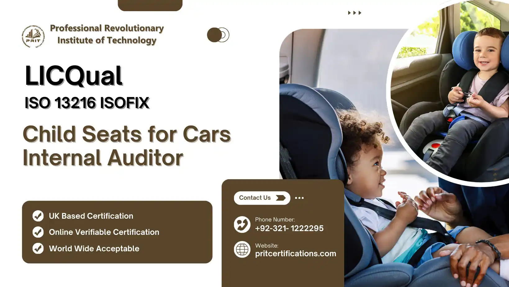 LICQual ISO 13216 ISOFIX Child Seats for Cars Internal Auditor