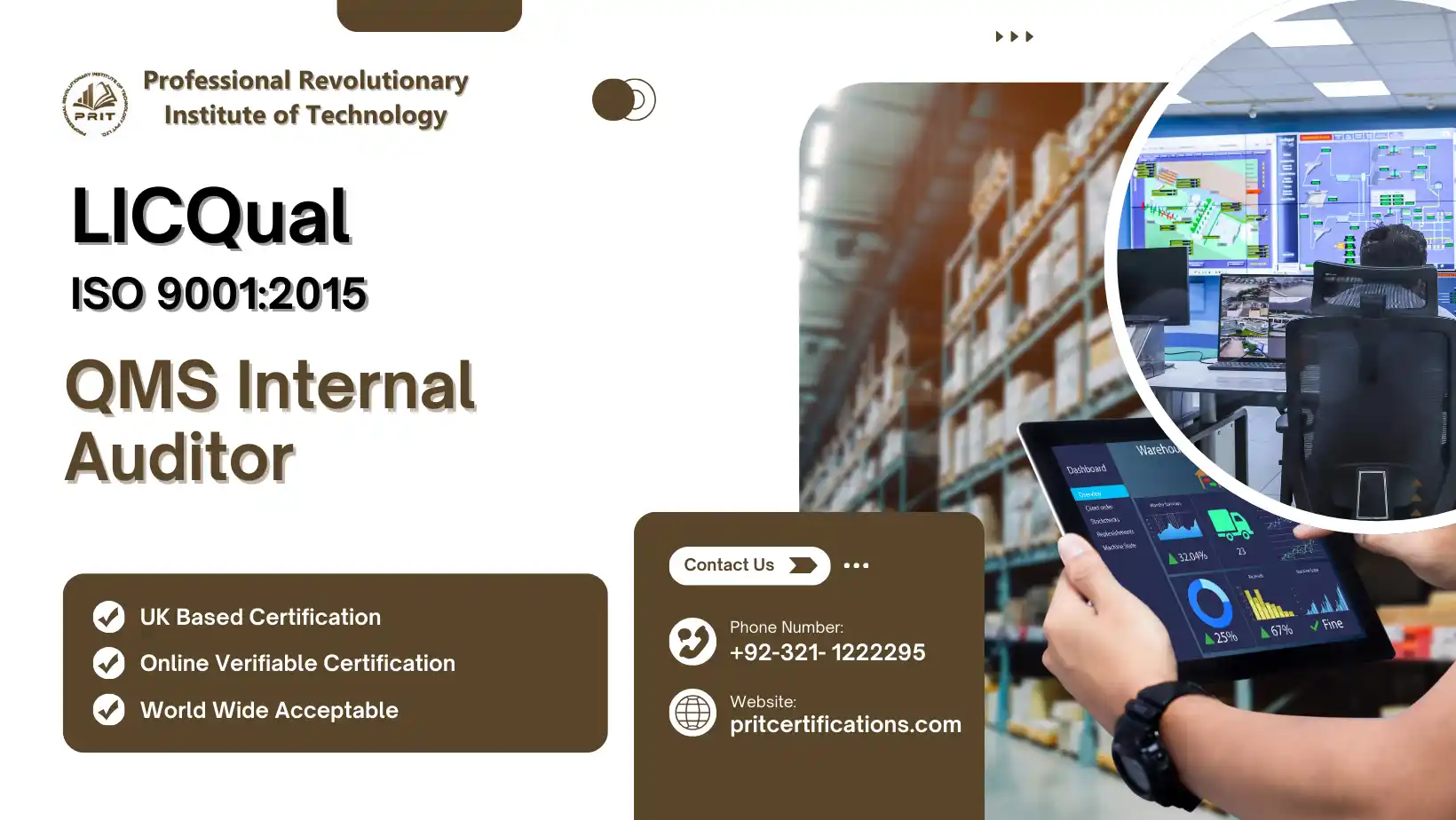 LICQual ISO 9001:2015 QMS Internal Auditor