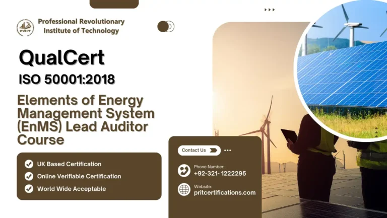 QualCert ISO 50001:2018 – Elements of Energy Management System (EnMS) Lead Auditor Course
