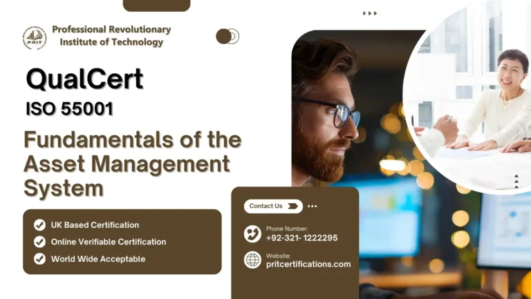QualCert ISO 55001 – Fundamentals of the Asset Management System