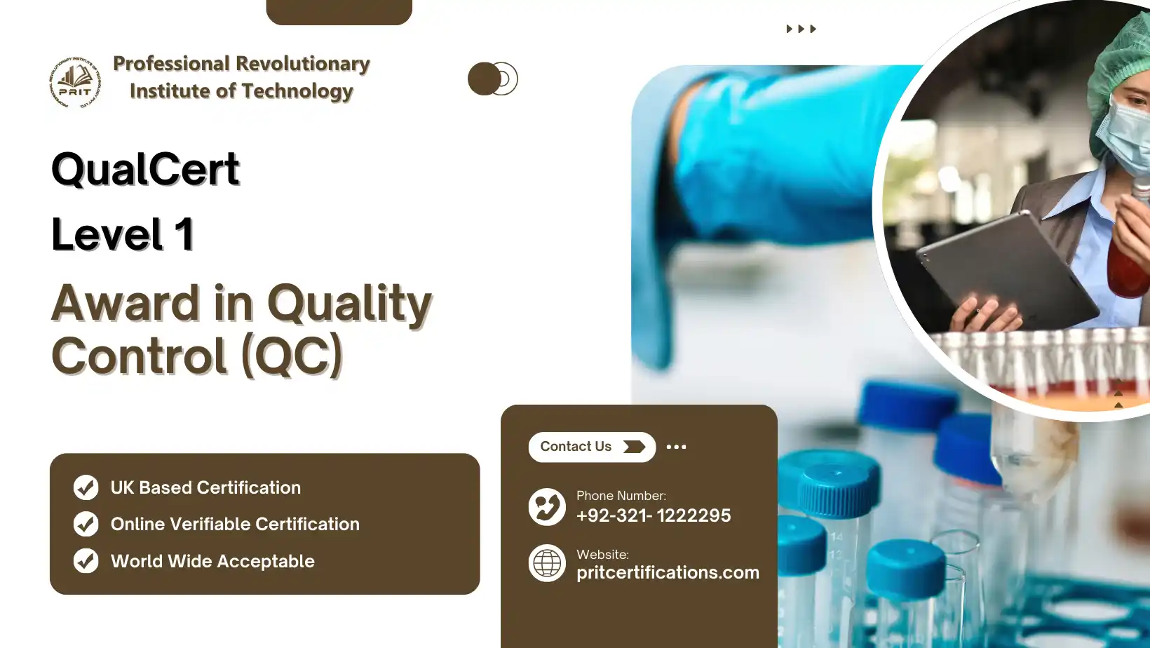 QualCert Level 1 Award in Quality Control (QC)