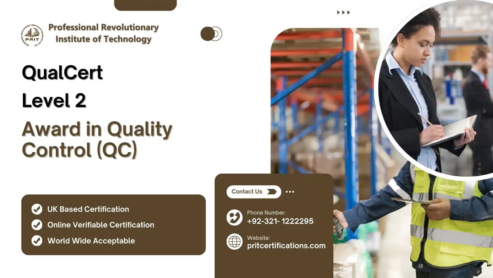 QualCert Level 2 Award in Quality Control (QC)