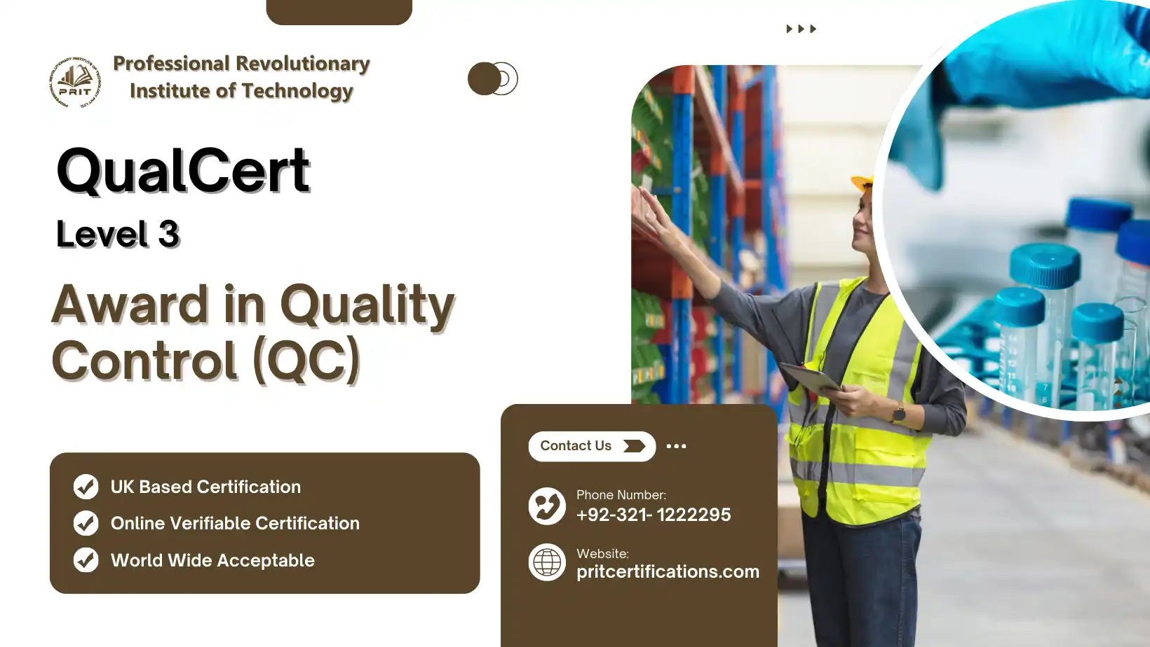 QualCert Level 3 Award in Quality Control (QC)
