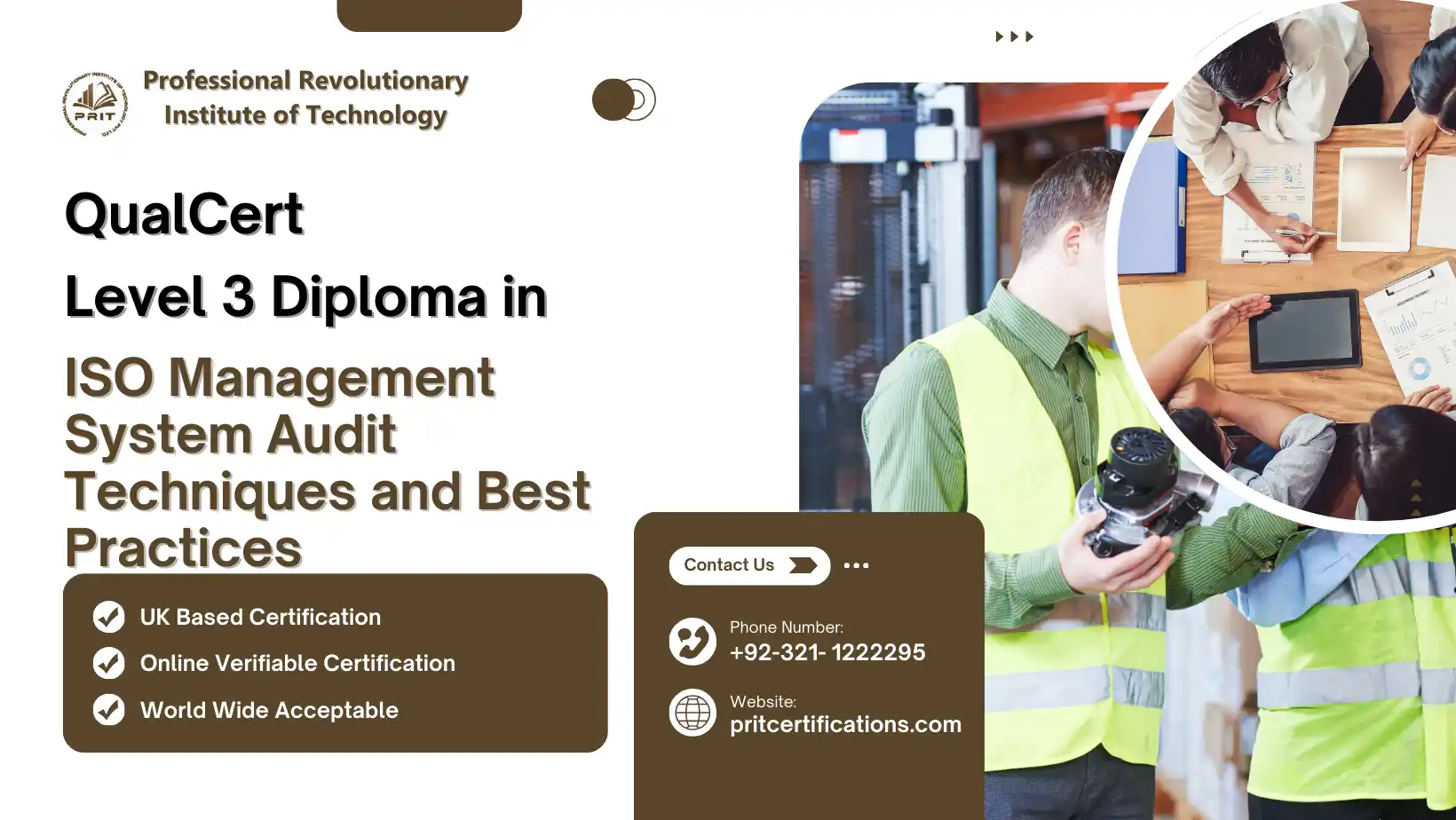 QualCert Level 3 Diploma in ISO Management System Audit Techniques and Best Practices