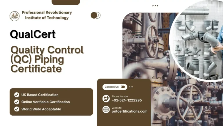 QualCert Quality Control (QC) Piping Certificate